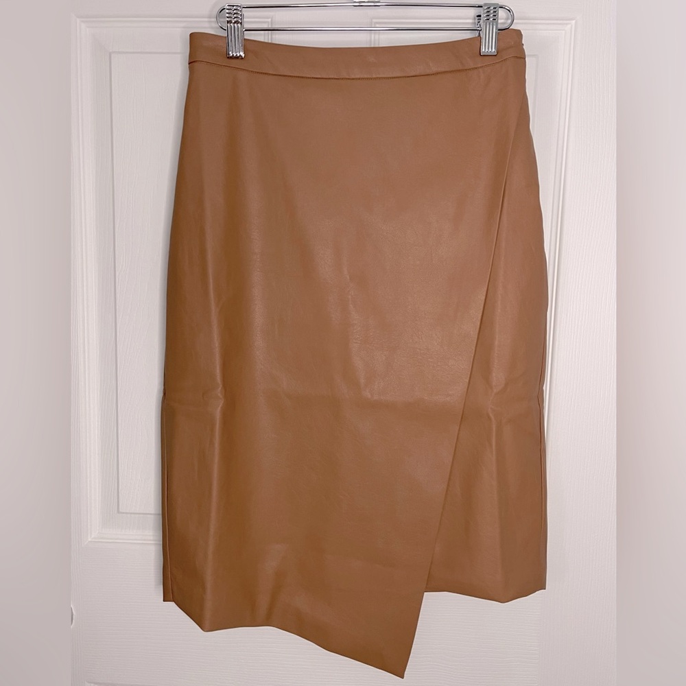 N. PHILANTHROPY Leather Standon Skirt Size L